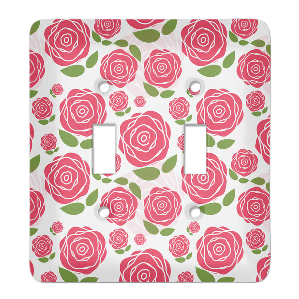 Custom Roses Light Switch Cover (2 Toggle Plate)