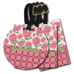 Roses Plastic Luggage Tag (Personalized)