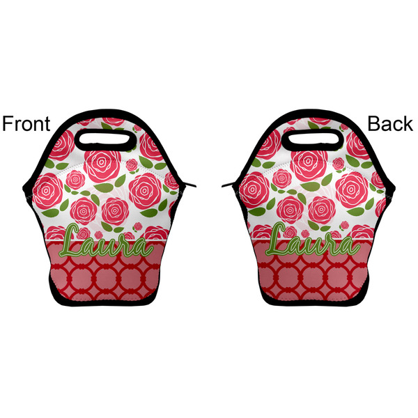 Roses Lunch Bag - Front and Back