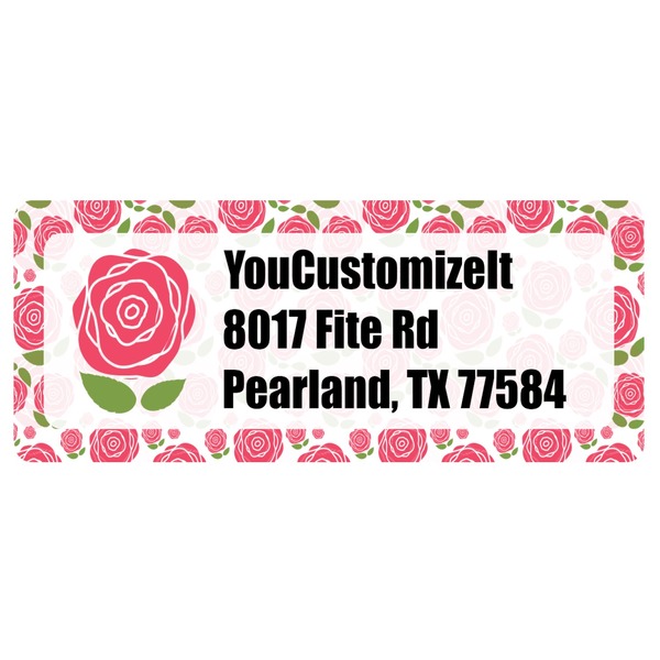 Custom Roses Return Address Labels (Personalized)