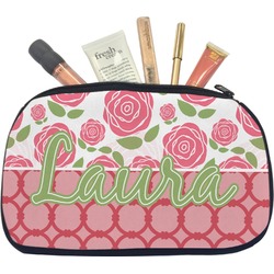 Roses Makeup / Cosmetic Bag - Medium (Personalized)