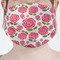 Roses Mask - Pleated (new) Front View on Girl