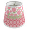 Roses Poly Film Empire Lampshade - Angle View