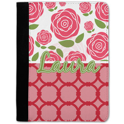 Roses Notebook Padfolio - Medium w/ Name or Text