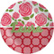 Roses Melamine Plate 8 inches