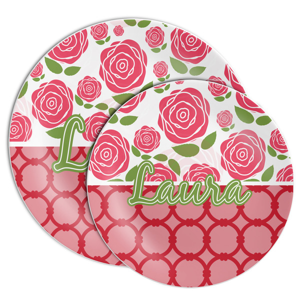 Roses Melamine Plates - PARENT/MAIN