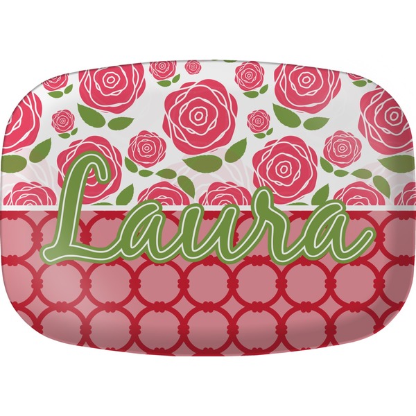Custom Roses Melamine Platter (Personalized)