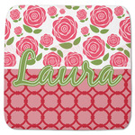 Roses Memory Foam Bath Mat - 48"x48" (Personalized)