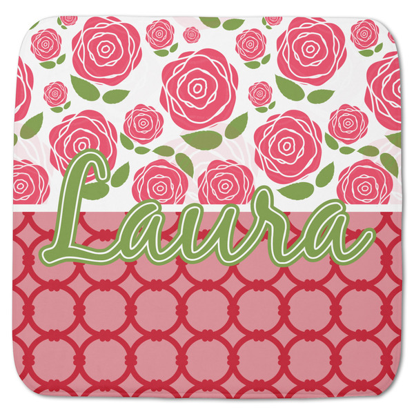 Custom Roses Memory Foam Bath Mat - 48"x48" (Personalized)