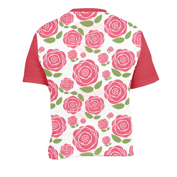 Roses Men's Crew Neck T Shirt Medium - Back