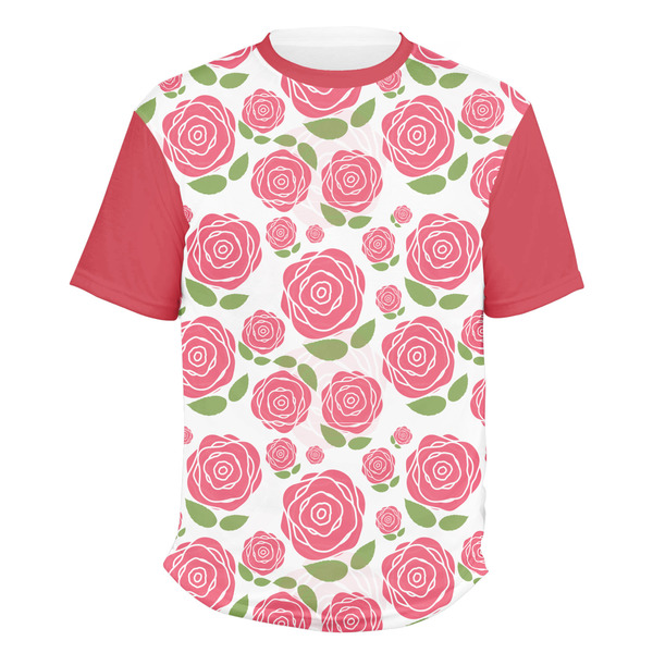 Custom Roses Men's Crew T-Shirt - X Large