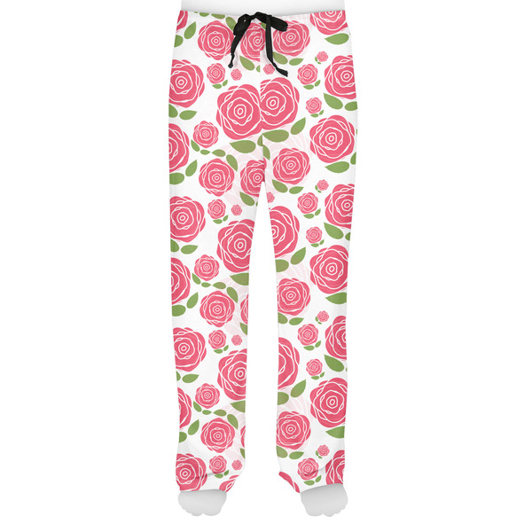 Roses Men's Pjs Front - on model