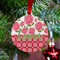 Roses Metal Ball Ornament - Lifestyle