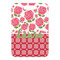 Roses Metal Luggage Tag - Front Without Strap