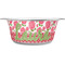 Roses Stainless Steel Dog Bowl - Medium (Personalized)