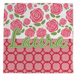 Roses Microfiber Dish Towel (Personalized)