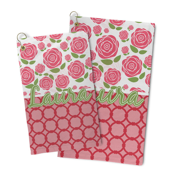 Roses Microfiber Golf Towel - PARENT/MAIN