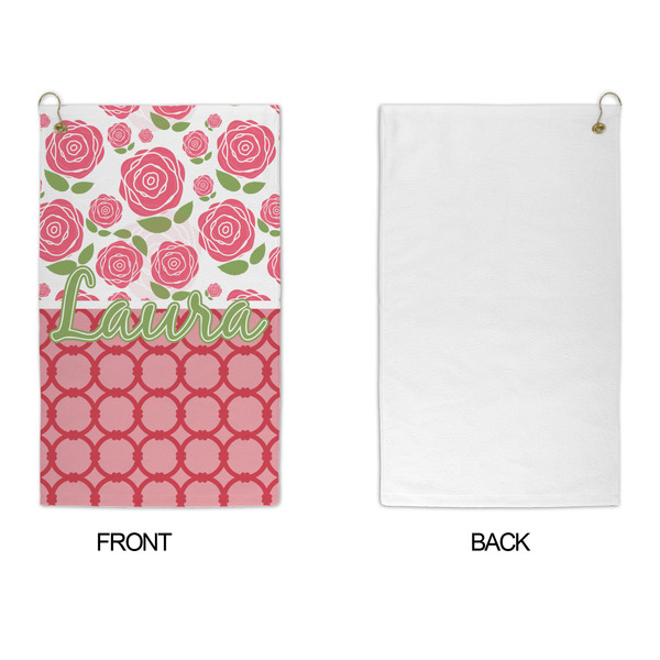 Roses Microfiber Golf Towels - APPROVAL