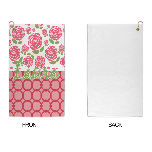 Roses Microfiber Golf Towels - APPROVAL