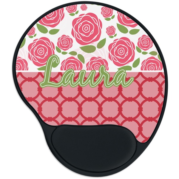 Custom Roses Mouse Pad with Wrist Support