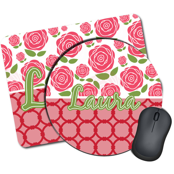 Custom Roses Mouse Pad (Personalized)