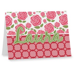Roses Note cards (Personalized)