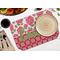 Roses Octagon Placemat - Single front (LIFESTYLE) Flatlay
