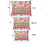 Roses Outdoor Dog Beds - SIZE CHART