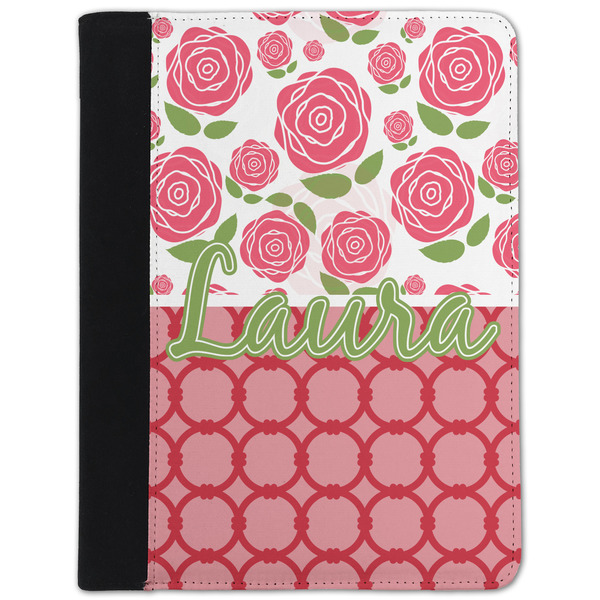 Custom Roses Padfolio Clipboard - Small (Personalized)