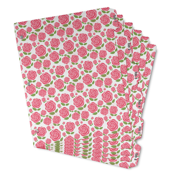 Roses Page Dividers - Set of 6 - Main/Front