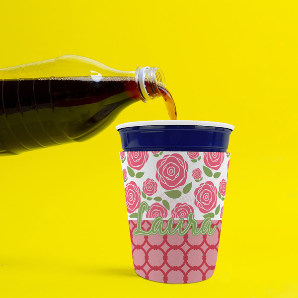 Roses Party Cup Sleeves - without bottom - Lifestyle