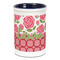Roses Ceramic Pencil Holders - Blue