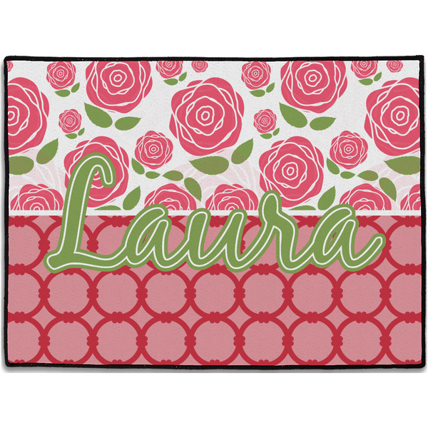 Custom Roses Door Mat (Personalized)