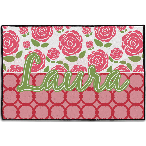Roses Personalized Door Mat - 36x24 (APPROVAL)