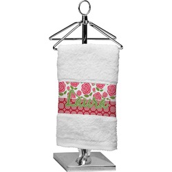 Roses Cotton Finger Tip Towel (Personalized)