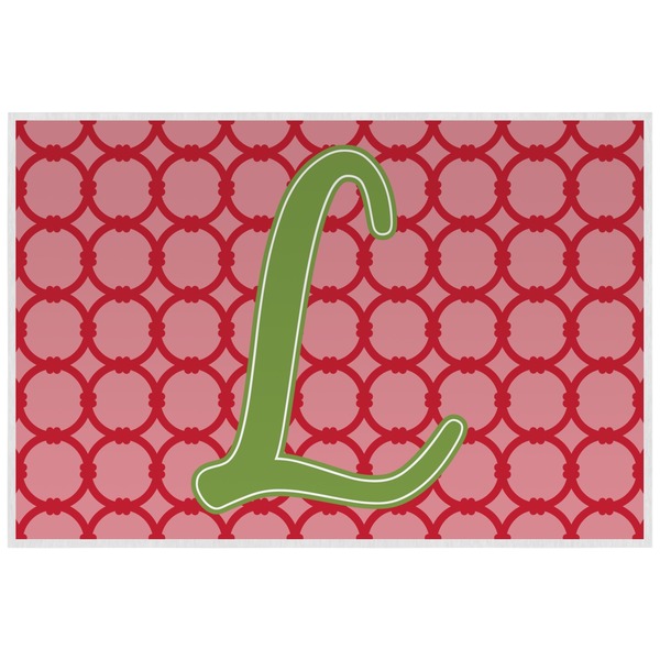 Roses Personalized Placemat (Back)