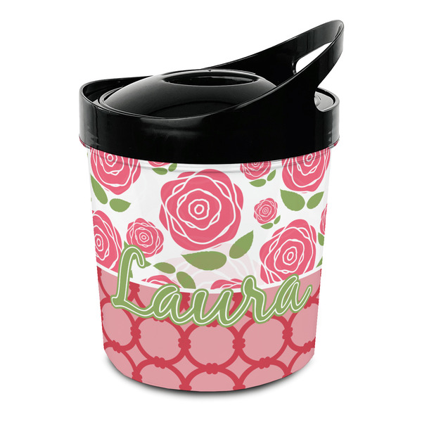 Custom Roses Plastic Ice Bucket (Personalized)