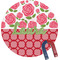 Roses Personalized Round Fridge Magnet