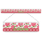Roses Plastic Ruler - 12" (Personalized)