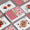 Roses Playing Cards - Front & Back View