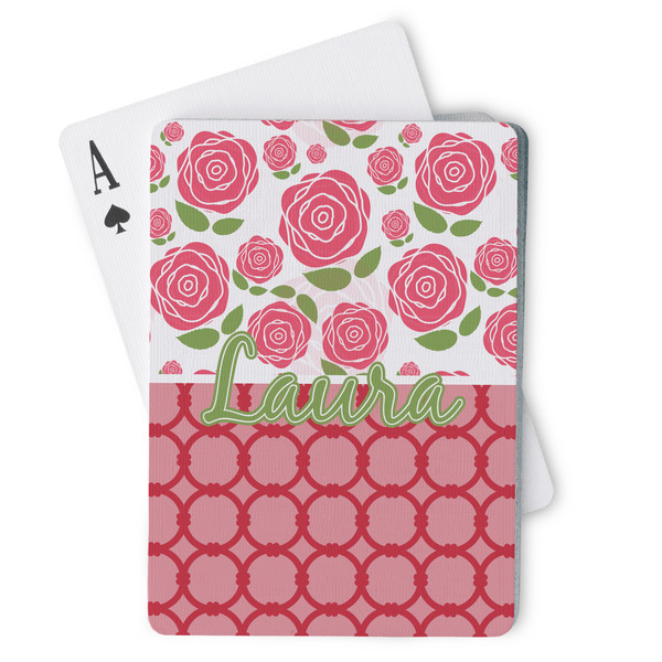 Custom Roses Playing Cards (Personalized)