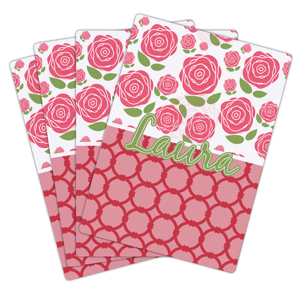 Roses Playing Cards - Hand Back View