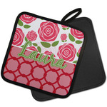 Roses Pot Holder w/ Name or Text