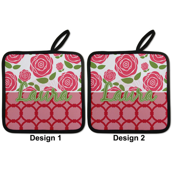 Roses Pot Holders - Set of 2 APPROVAL