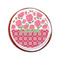 Roses Printed Icing Circle - Small - On Cookie