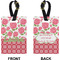 Roses Rectangle Luggage Tag (Front + Back)