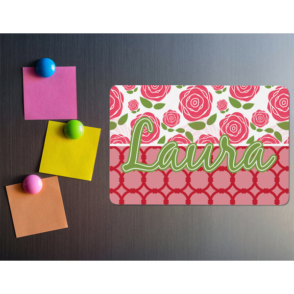Roses Rectangular Fridge Magnet - LIFESTYLE