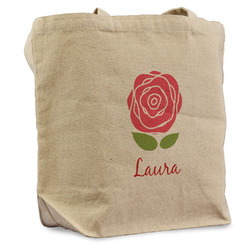 Roses Reusable Cotton Grocery Bag (Personalized)