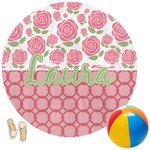 Roses Round Beach Towel (Personalized)