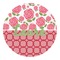 Roses Round Decal
